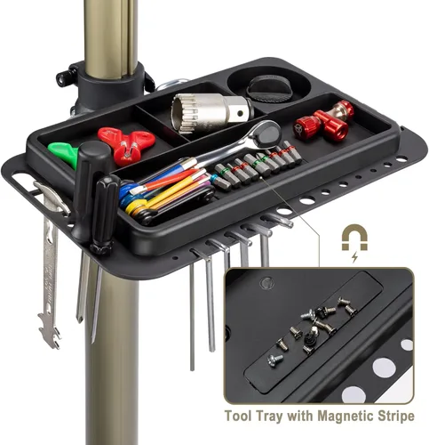 Miniatura 5 de CXWXC Soporte para reparación de bicicletas 40kg - Soporte para bicicletas E para mantenimiento, soporte de trabajo - Soporte de reparación