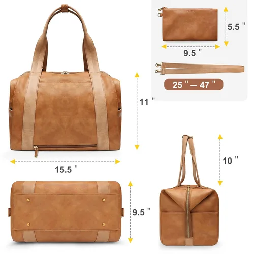 Miniatura 4 de Bolsa de pañales de miss fong, bolsa de bebé, bolsa de pañales de cuero, bolsa de pañales para bebé y bolsa de pañales cruzada