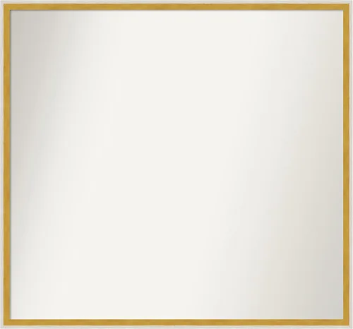 Miniatura 192 de Amanti Art Espejo de baño blanco para sobre el fregadero, 32 x 45 pulgadas, espejo de tocador rectangular blanco esbelto, marco de madera moderno