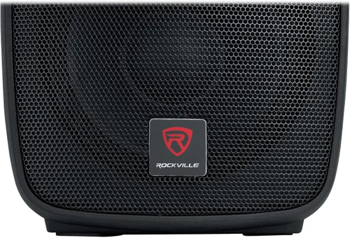 Miniatura 7 de Rockville BPA10 - Altavoz PA DJ Amplificado de 10 pulgadas y 400 W Pico con Bluetooth, reproductor USB/SD, radio FM, entradas XLR/RCA/1/4"/Aux