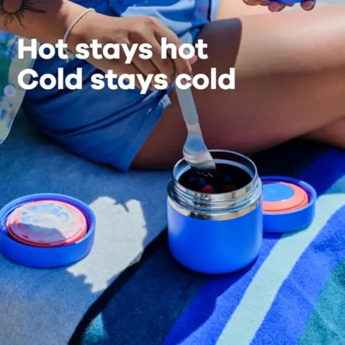 Miniatura 4 de Hydro Flask Tarro de comida – Acero inoxidable aislado, contenedor de viaje para comida caliente, almuerzo y sopa 20 onzas, negro