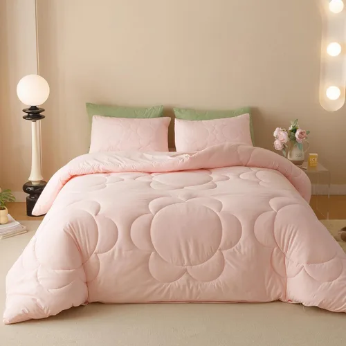 Miniatura 14 de KAREVER Juego de edredón azul y blanco a cuadros, juego de ropa de cama para niñas, juego de edredón a cuadros azul y blanco, manta para niños