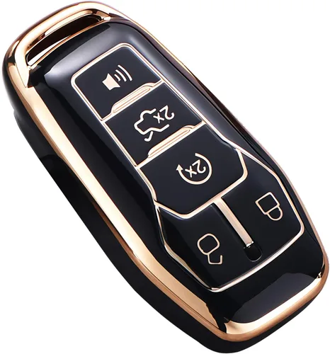 Funda para llavero Ford, funda de protección completa de TPU suave premium para Ford Fusion Mustang F150 Edge Explorer Lincoln MKZ MKC MKX Smart