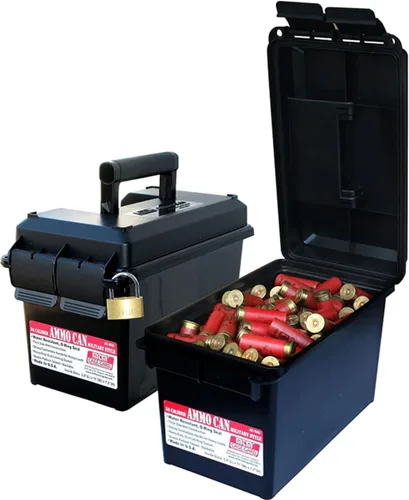 Miniatura 3 de MTM AC50C-40 Lata para municiones, calibre 50, sistema de doble cierre resistente, polipropileno resistente, sistema de sello de junta tórica