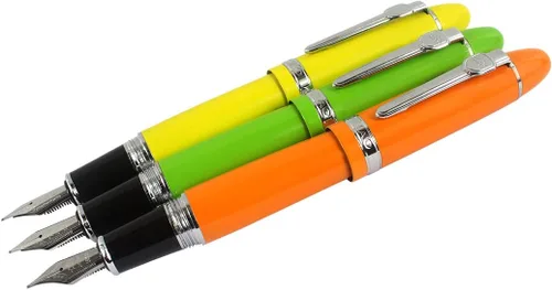 Miniatura 12 de Jinhao 159 - Pluma estilográfica pesada y grande, 3 piezas en 3 colores 3-colores-2
