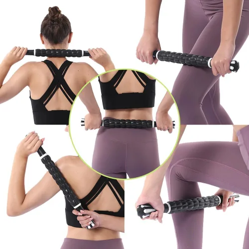 Miniatura 7 de Rodillo Muscular para Atletas - Destructor de Fascia de Tejido Profundo y Masajeador de Rodillo para Alivio del Dolor Miofascial - Herramienta