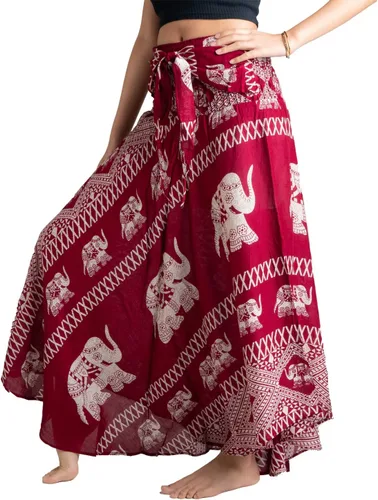 Miniatura 3 de Faldas largas para mujer, falda bohemia con estampado floral