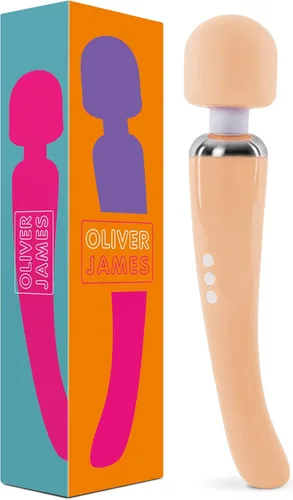 Miniatura 11 de Oliver James Varita vibradora para mujer Consolador vibrador silencioso con 20 patrones y 8 velocidades para placer sexual Juguetes sexuales
