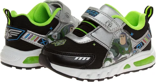Miniatura 2 de Disney Pixar Toy Story - Zapatos deportivos para niños Buzz Lightyear y Woody sin cordones iluminados para niños pequeños, tenis deportivos