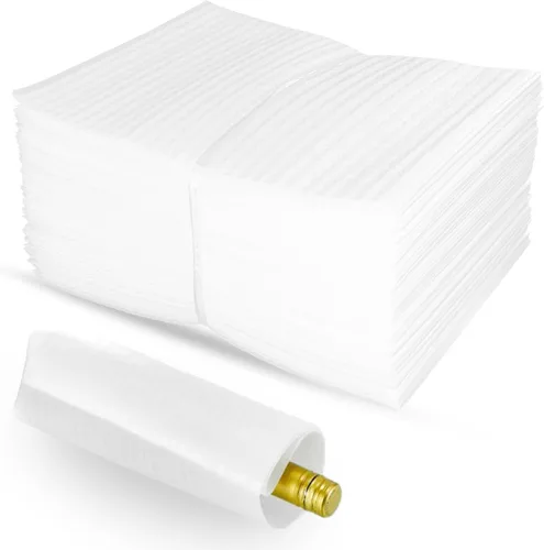 Miniatura 20 de Bolsas de espuma acolchada de 8'' x 10'', 50 piezas de suministros de amortiguación para mudanzas, bolsas de espuma que protegen artículos frágiles