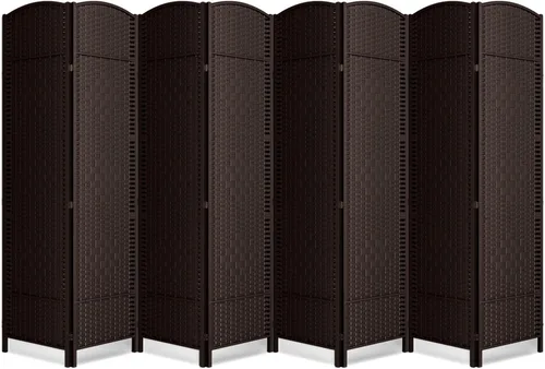 Miniatura 20 de Divisor de habitación de 4 paneles, pantalla de privacidad plegable de 6 pies, divisor de pared de panel plegable extra ancho con divisor de pared