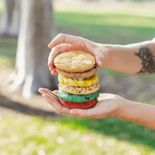 Miniatura 7 de The Cravory: Galletas de crema de caramelo salado, 12 galletas, 2.0 onzas cada una, envueltas individualmente, gourmet, horneadas frescas, postres
