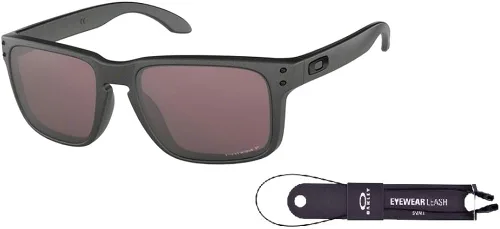 Oakley Holbrook OO9102 - Gafas de sol para hombre correa de paquete paquete con kit de gafas iWear de diseñador Claro