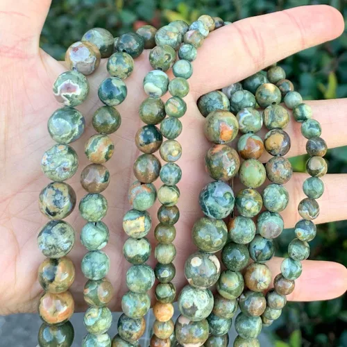 Miniatura 13 de Adabele - 35 piezas de piedras preciosas curativas de cristal de sugilita púrpura natural de 10mm (0.39 pulgadas), cuentas redondas sueltas