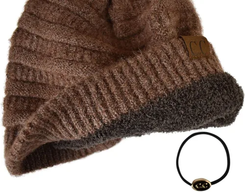 Miniatura 546 de C.C Trendy Warm Chunky Soft Stretch Cable Knit Beanie