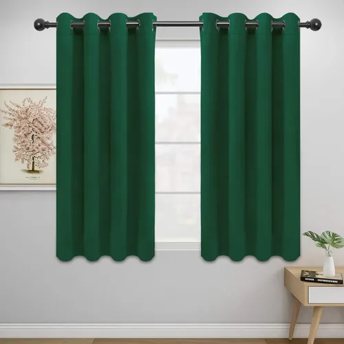 Miniatura 262 de Easy-Going - Cortinas opacas para dormitorio, aislamiento térmico sólido con ojales, cortinas de ventana para reducción de ruido, cortinas