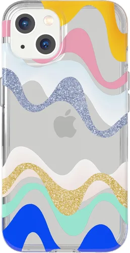 Miniatura 2 de tech21 Evo Art Cutout Flora - Funda protectora para iPhone 13 Pro con diseño exclusivo de purpurina y protección contra caídas de 12 pies Flora