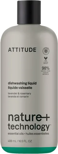 Miniatura 9 de ATTITUDE Jabón para platos, verificado por EWG, ingredientes a base de plantas y minerales, productos domésticos veganos y libres de crueldad