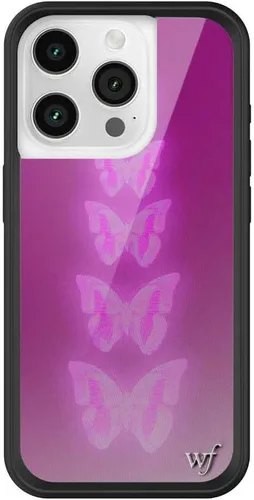 Miniatura 40 de Wildflower - Fundas compatibles con Apple iPhone 15 Pro Protector de goma negro, certificado de prueba de caída de 4 pies, propiedad de mujeres
