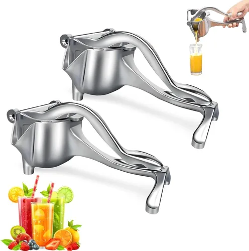 Miniatura 11 de Exprimidor de mano - Exprimidor manual de aluminio, exprimidor de mano grande, extractor de jugo de frutas resistente para limón, naranja, lima, 1