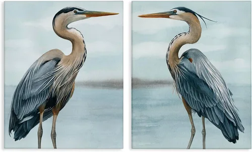 Miniatura 9 de Stupell Industries Pinturas pacíficas de naturaleza animal con pájaros azules encaramados, lienzo, 16 x 20 Stupell Industries · By Julia Purinton