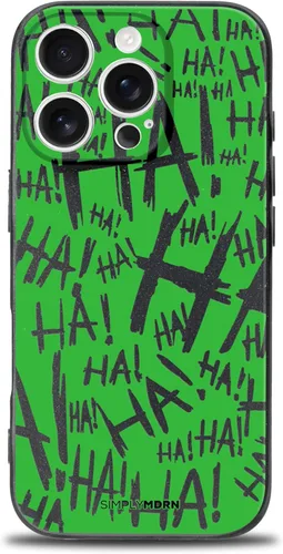 Miniatura 29 de SIMPLYMDRN Funda delgada para iPhone 13 Pro Max, diseño de Joker Haha, funda genial para hombres, cubierta de diseñador de villano superhéroe