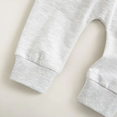 Miniatura 7 de Mubineo Pantalones deportivos básicos lisos para bebés, niños y niñas, cómodos pantalones de algodón con bolsillos