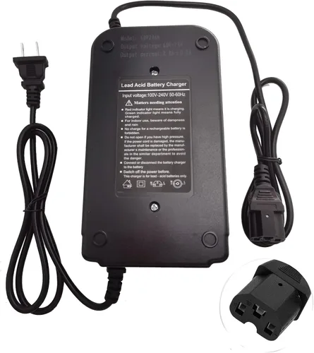 Miniatura 8 de Cargador 72V 3A Enchufe de 3 pines para 60V 20AH 32AH AGM Gel SLA Big Electric Scooters, eWheels EW-52 EW-54, Go Karts, Big Toys, 60V Batería