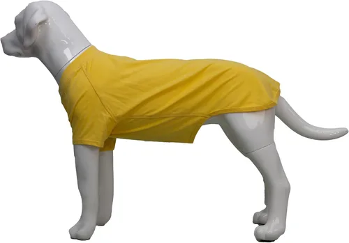 Lovelonglong Ropa para mascotas, disfraces para perros, camiseta básica en blanco para perros medianos y grandes, color amarillo XXL