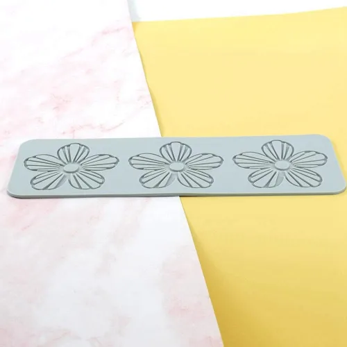 Miniatura 3 de TUKE Moldes de encaje para decoración de pasteles, moldes de silicona de hojas 3D para hornear moldes de gomitas, moldes de fondant de arcilla
