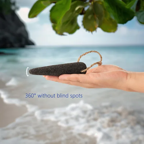 Miniatura 2 de Piedra pómez volcánica natural para pies y manos. Depurador de pies para eliminar la piel muerta y limpieza profunda, piedra en forma de cono