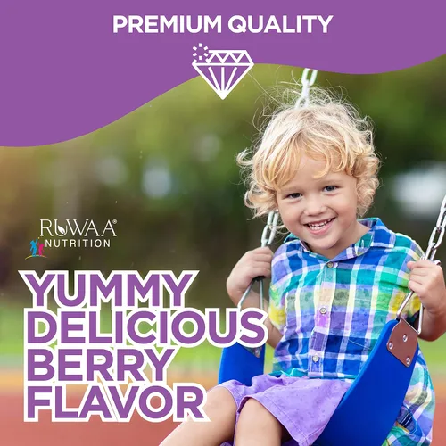 Miniatura 7 de RUWAA NUTRITION Vitaminas, gomitas de saúco, suplementos de zinc y vitamina C: vitaminas de apoyo inmunológico, hueso, cerebro, pulmón, piel