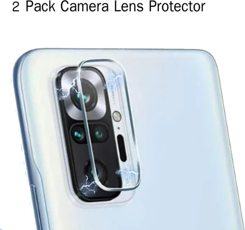 Miniatura 8 de Anbzsign[2 unidades] Protector de lente de cámara y [2 unidades] Protector de pantalla de privacidad para Xiaomi Redmi Note 10 / Redmi Note 10S