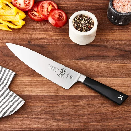 Miniatura 4 de Mercer Culinary Züm Cuchillo de chef forjado, 8 pulgadas, negro