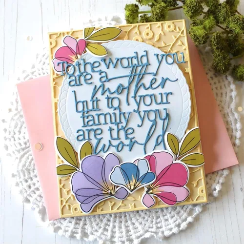 Miniatura 4 de Troqueles de metal para madre para hacer tarjetas, plantillas de corte para álbumes de recortes, álbum de fotos, plantilla decorativa de papel