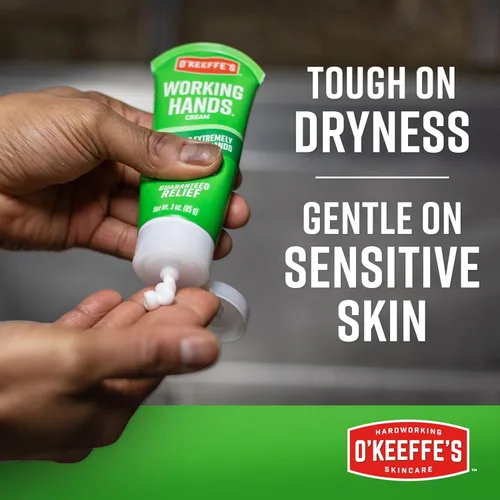 Miniatura 3 de O'Keeffe's Working Hands Crema de manos para una sequedad extrema, tubo de 3 onzas (paquete de 5), reparación del cuidado de la piel para manos