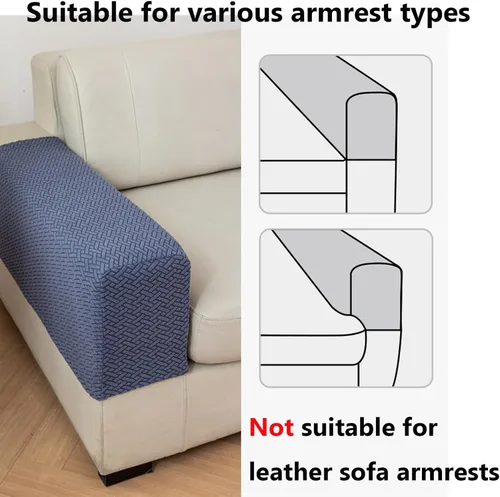 Miniatura 5 de Yoovat Fundas para Brazos de Sofá Sillón Reclinable Fundas para Reposabrazos Fundas Protectoras para Brazos de Silla