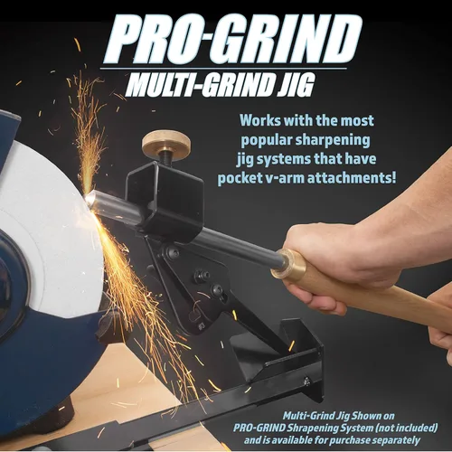 Miniatura 2 de Pro Grind - Plantilla de afilado de herramientas de torno multiesmerilado con bloques de configuración, plantilla de afilado de tazón y cincel