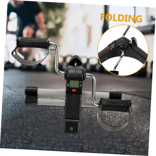 Miniatura 4 de GANAZONO Ejercitador de pedal de bicicleta estática con engranajes, práctica máquina de rehabilitación para piernas, brazos para personas mayores