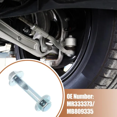 Miniatura 3 de uxcell 1 juego de pernos de inclinación de alineación excéntrica para Mitsubishi Lancer 2002-2006 No.MR333373/MB809335 Kit de tuercas de ajuste