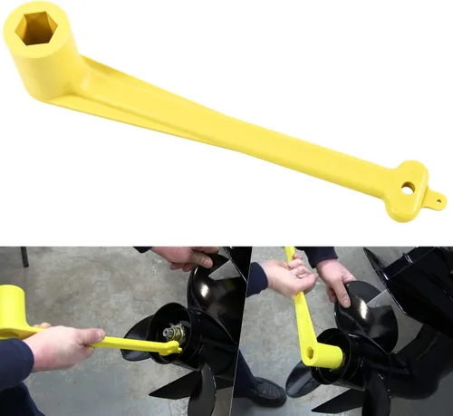 Yoursme Llave de hélice ligera de polímero de 1-1/16 pulgadas, llave de hélice de tuerca de barco marina para mercurio, mercruiser/alfa, reemplaza