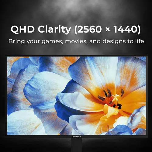 Miniatura 4 de Deco Gear Monitor para juegos OLED 27 QHD Respuesta de 280Hz 0.03ms, HDR400, sincronización adaptativa, 99% sRGB, contraste 1.5M:1, diseño sin
