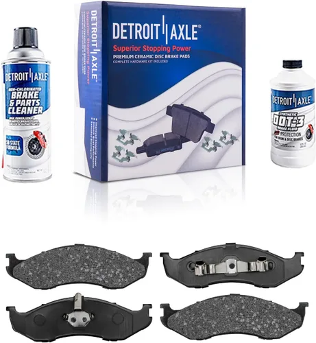 Miniatura 56 de Detroit Axle - Pinza de disco del lado del acompañante + pastillas de freno de cerámica de repuesto para Lexus HS250H Toyota RAV4 Prius V Scion xB