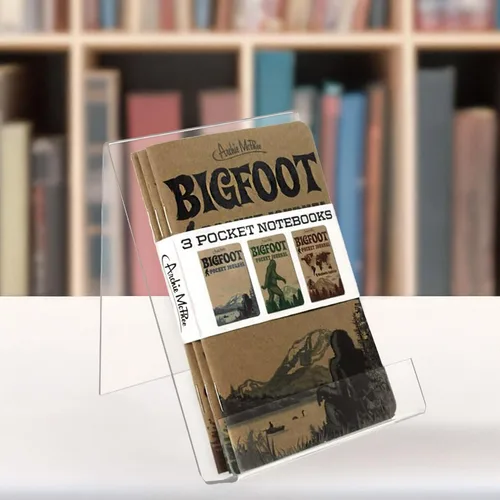 Miniatura 3 de Archie McPhee Cuadernos de 3 bolsillos, diario de bolsillo Bigfoot, paquete de 3