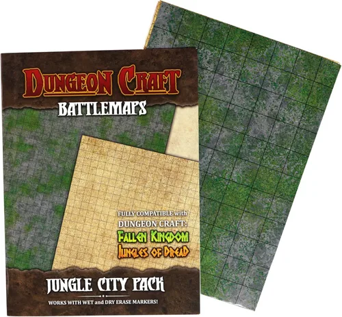 Miniatura 13 de DUNGEON CRAFT Battlemaps - Juego de mesa, alfombrilla de batalla para Calabozos y Dragones, alfombrilla DND laminada brillante de doble cara
