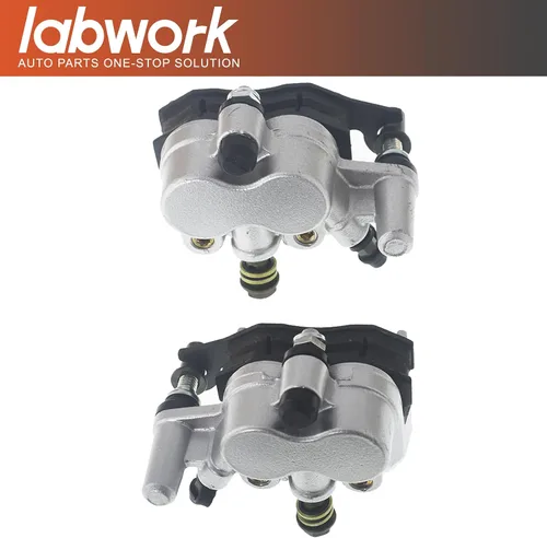 Miniatura 7 de labwork Pinzas de freno delantera derecha izquierda con pastillas de repuesto para Can Am Maverick 1000 2013-2017