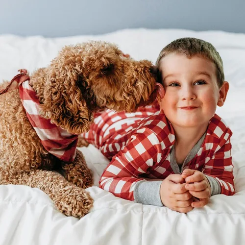 Miniatura 2 de HonestBaby - Pijama familiar navideña de algodón orgánico