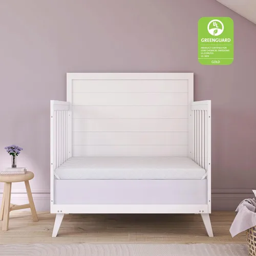 Miniatura 7 de Dream On Me Sunset - Colchón mini para cuna 2 en 1, doble cara para bebés y niños pequeños, funda impermeable, certificado GREENGUARD Gold, 38 x 24
