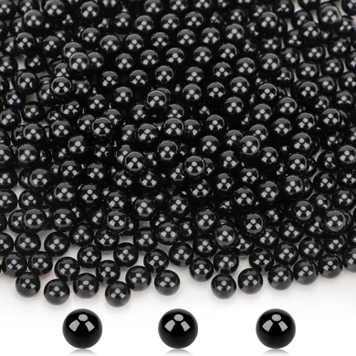 Suream 7500 cuentas pulidas sin agujeros para organizador de brochas de maquillaje, perlas redondas brillantes para relleno de jarrón, cuentas