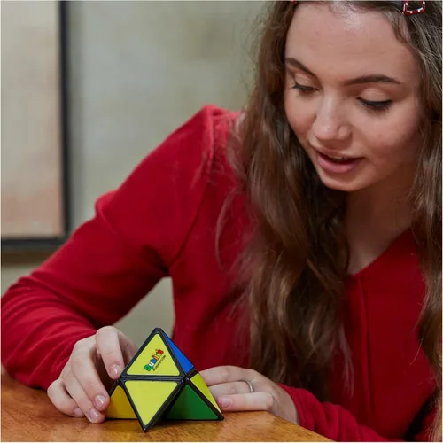 Miniatura 8 de Rubik's Cubo, pirámide, pirámide de Rubik's para resolver problemas, rompecabezas clásico a juego de colores, juguete para ansiedad, rompecabezas